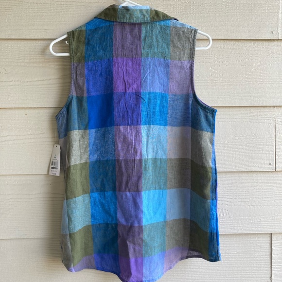 NWT True and Time Sleeveless Henley - Size Small - Picture 3 of 5